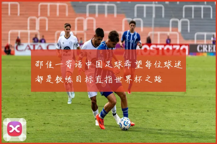 邵佳一寄语中国足球希望每位球迷都是教练目标直指世界杯之路